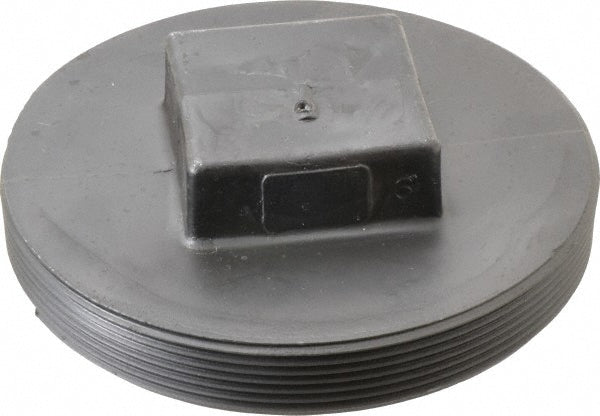 NIBCO I178500 Drain, Waste & Vent Plug 6" Fitting, MIPT, Acrylonitrile Butadiene Styrene