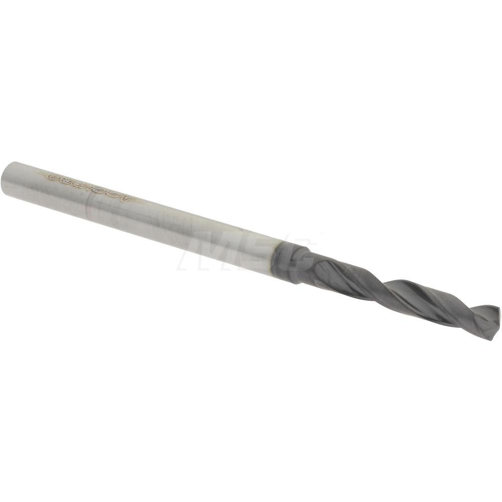 Accupro 63310130 Jobber Length Drill Bit #36 (0.1065) Dia, 140 deg, Solid Carbide