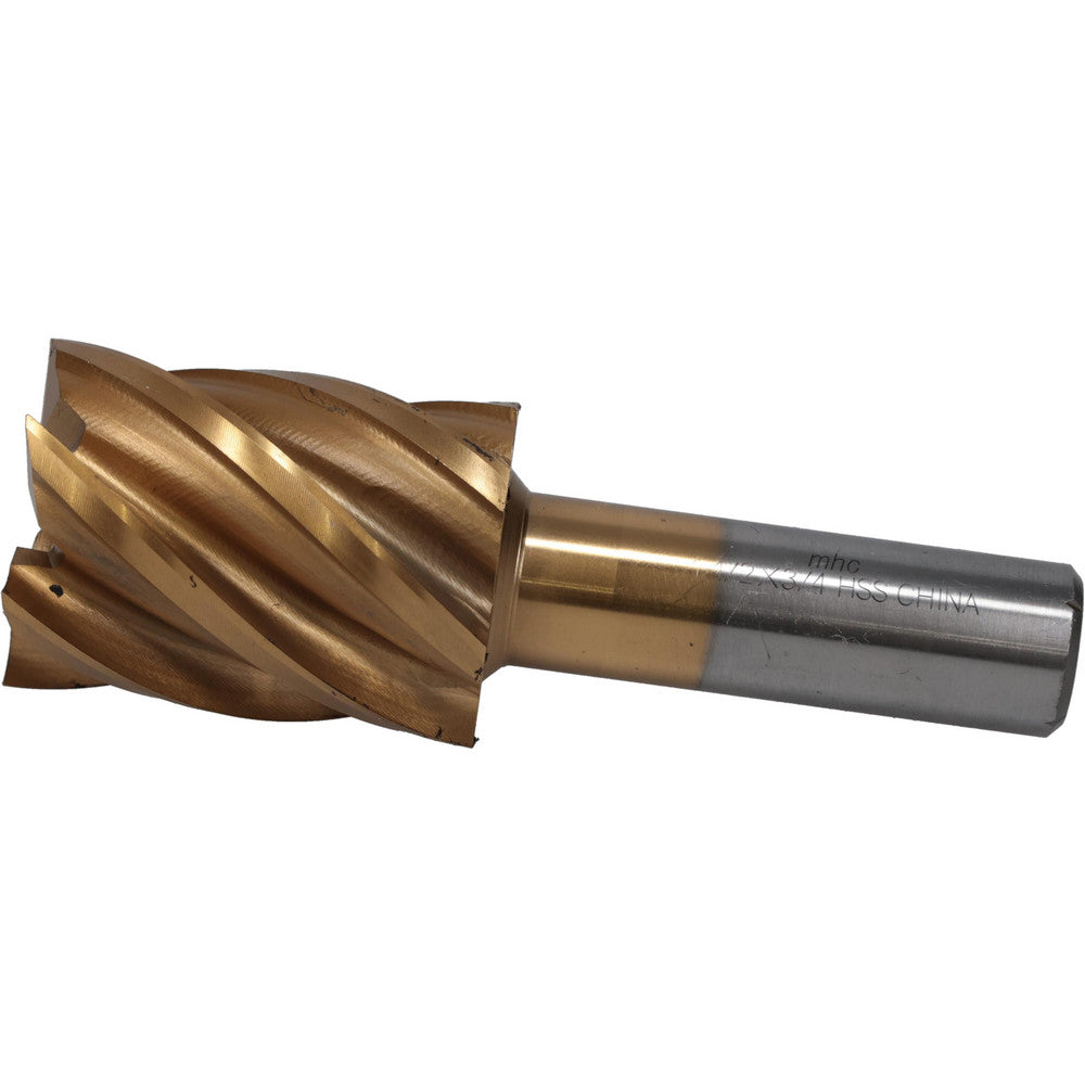 Value Collection 722-3135 Square End Mill 1-1/2" Dia, 2" LOC, 6 Flute, High Speed Steel