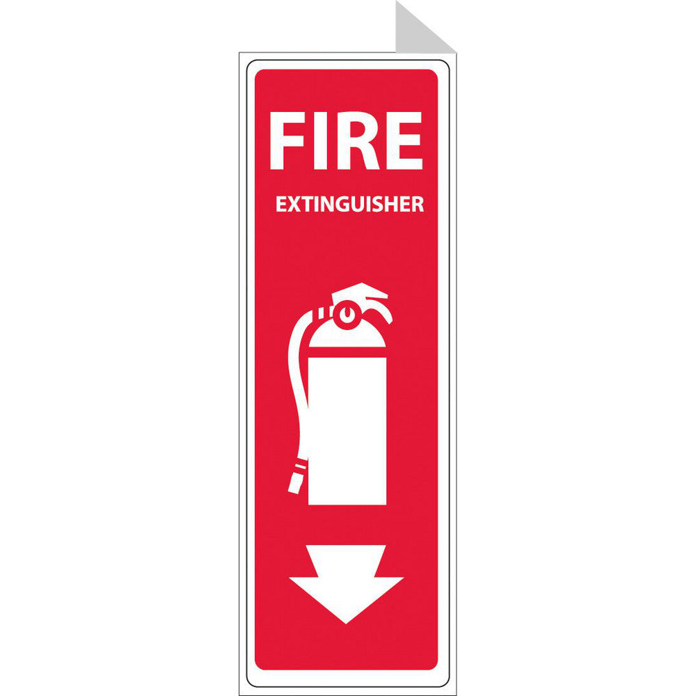 AccuformNMC MSCFX124R Fire Sign Fire Extinguisher