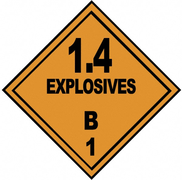 AccuformNMC DL44P 10-3/4" Wide x 10-3/4" High, Pressure-Sensitive Vinyl Placard