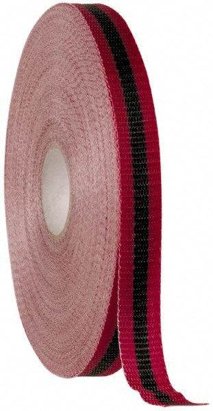 PRO-SAFE WNBT-RB-3450Y 150' Long x 3/4" Wide Roll, Woven Polyethylene, Black & Red Barricade Tape
