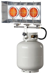 Heatstar F242915 8,000 to 45,000 BTU, Triple Burner Propane Tank Top Radiant Heater, Tank not Included