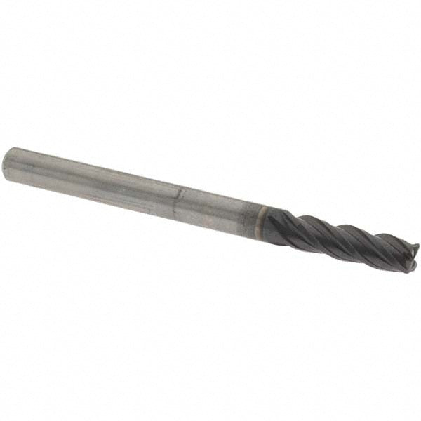 OSG VG434-1251 Corner Radius End Mill 1/8" Dia, 3/8" LOC, 0.015" Radius, 4 Flutes, Solid Carbide