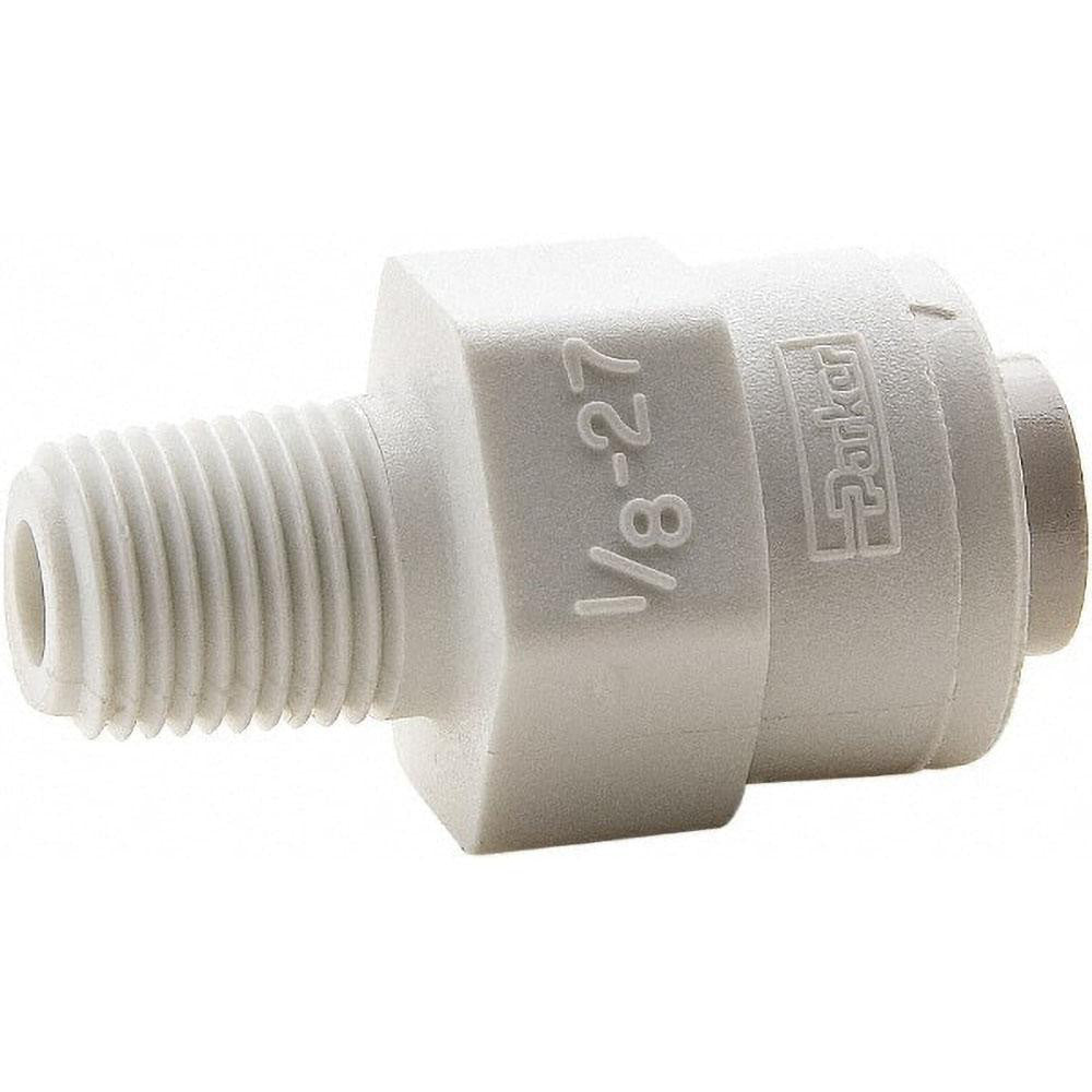 Parker PP8MC8 Push-To-Connect Tube to Pipe Tube Fitting Connector, 1/2" Thread, 1/2" OD