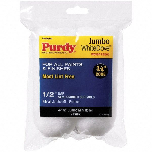 Purdy 140624013 Mini Paint Roller Cover 1/2" Nap, 4-1/2" Wide