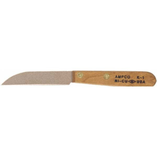 Ampco K-1 3-1/8" Long Blade, Nickel-Tin-Copper Alloy, Fine Edge, Fixed Blade Knife