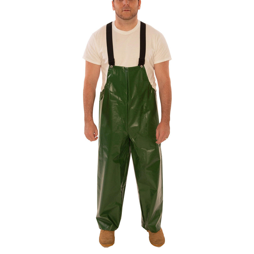 Tingley O22008-2XL Rain Bib Overalls Size 2X-Large, Green, Nylon