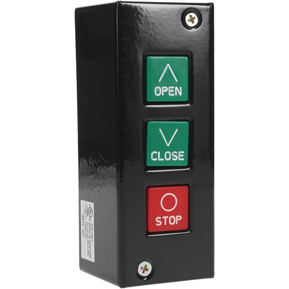 Value Collection PBS-601 Push-Button Control Station Momentary, NO/NC, Open, Close & Stop