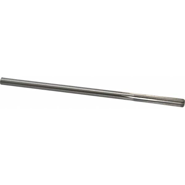 Cleveland C25513 Chucking Reamer 1/4" Dia, 6" OAL, 1-1/2" Flute Length, Straight Flute, Straight-Cylindrical Shank, HSS