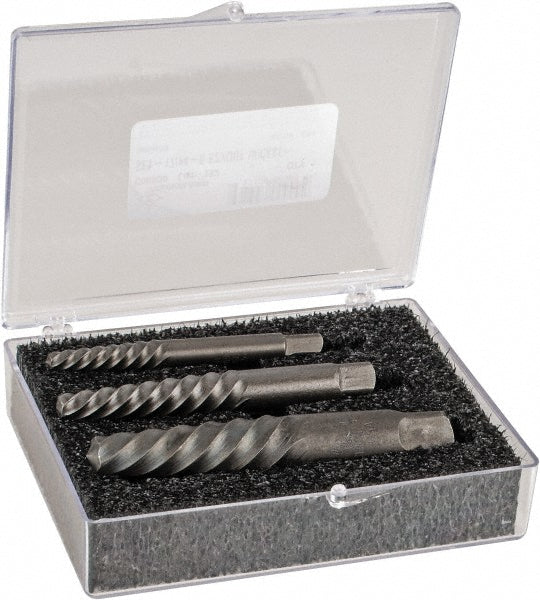 Cleveland C00909 Spiral Flute Screw Extractor 3 Pc