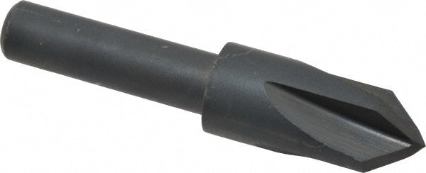 Cleveland C46205 Countersink 3/8" Head Dia, 82.00 deg Included Angle, 4 Flute, High-Speed Steel, Right Hand Cut