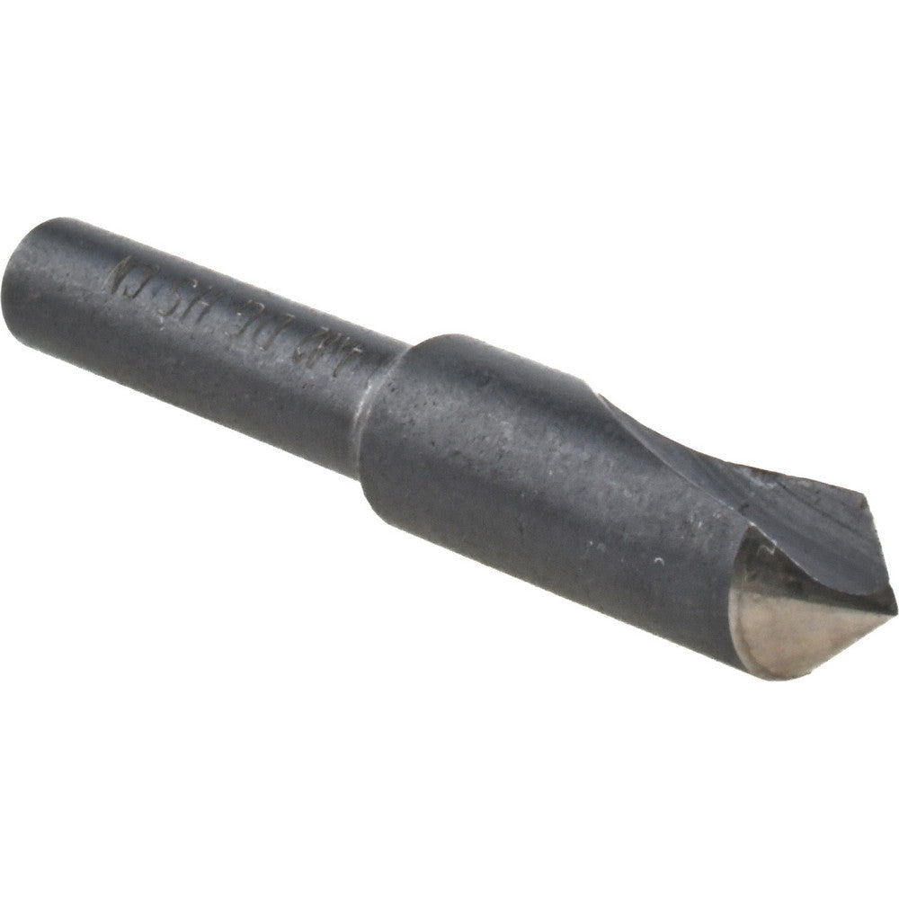 Cleveland C46102 Countersink 1/4" Head Dia, 82.00 deg Included Angle, 1 Flute, High-Speed Steel, Right Hand Cut
