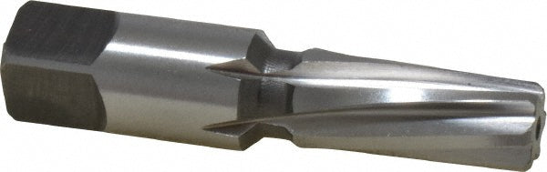 Cleveland C24983 1/4" Pipe, 0.472" Dia, 13/32" Small End Dia, Straight Shank, 1-1/16" Flute, Taper Pipe Reamer