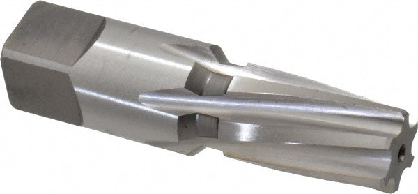 Cleveland C24984 3/8" Pipe, 0.606" Dia, 0.54" Small End Dia, Straight Shank, 1-1/16" Flute, Taper Pipe Reamer