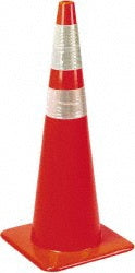 PRO-SAFE 03-500-06O Rigid Cone Polyvinylchloride, 36" OAH, Orange