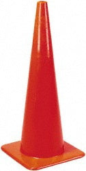 PRO-SAFE 03-500-08O Rigid Cone Polyvinylchloride, 36" OAH, Orange