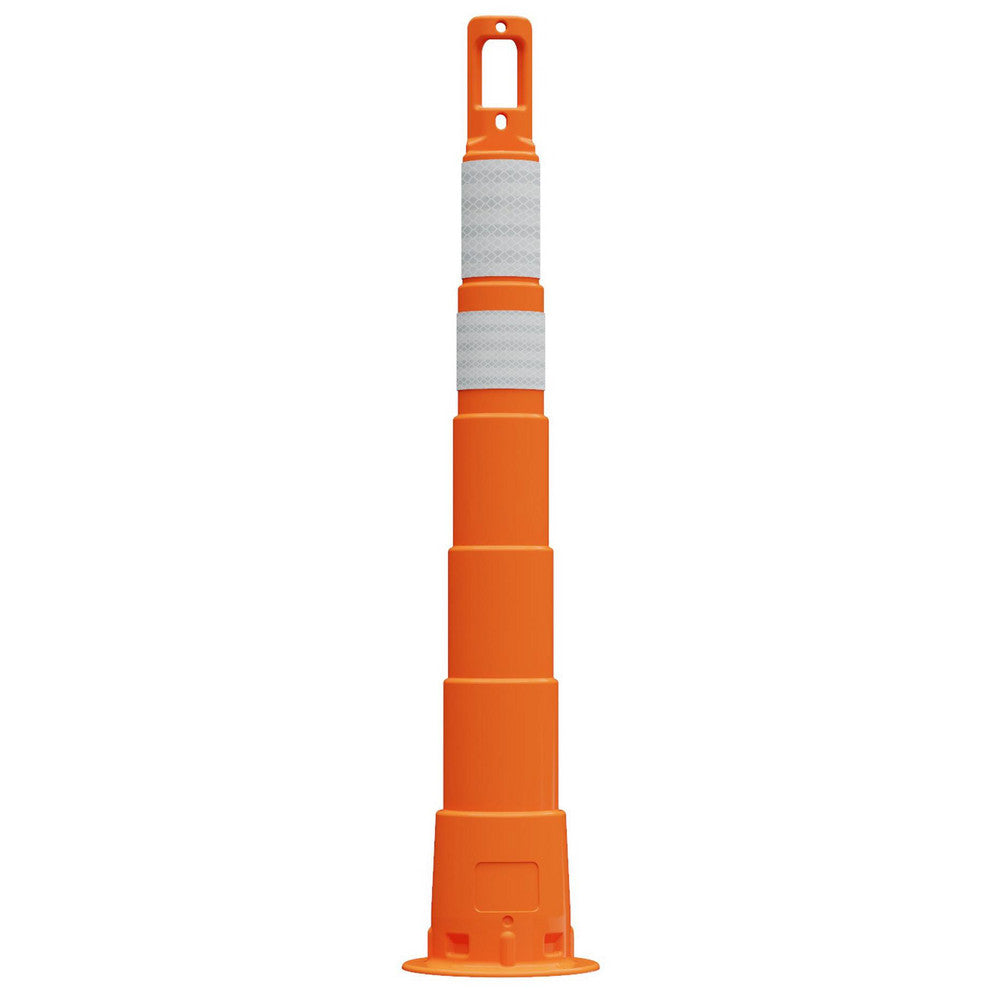 PRO-SAFE 650R1-O-6-4-HIP-WWXX 50.4" High, 7.6" Wide Reflective Trim Line Channelizer Post