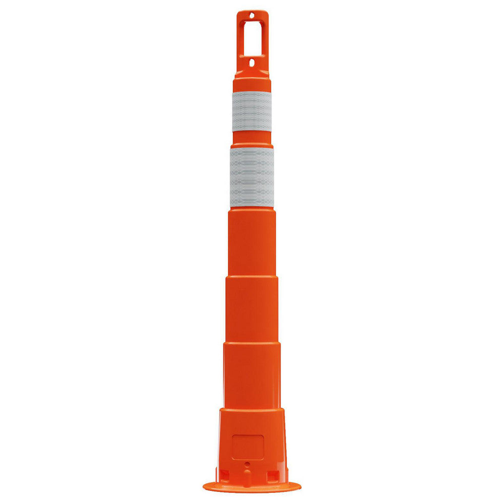 PRO-SAFE 650R1-O-4-HIP-A 50.4" High, 7.6" Wide Reflective Trim Line Channelizer Post