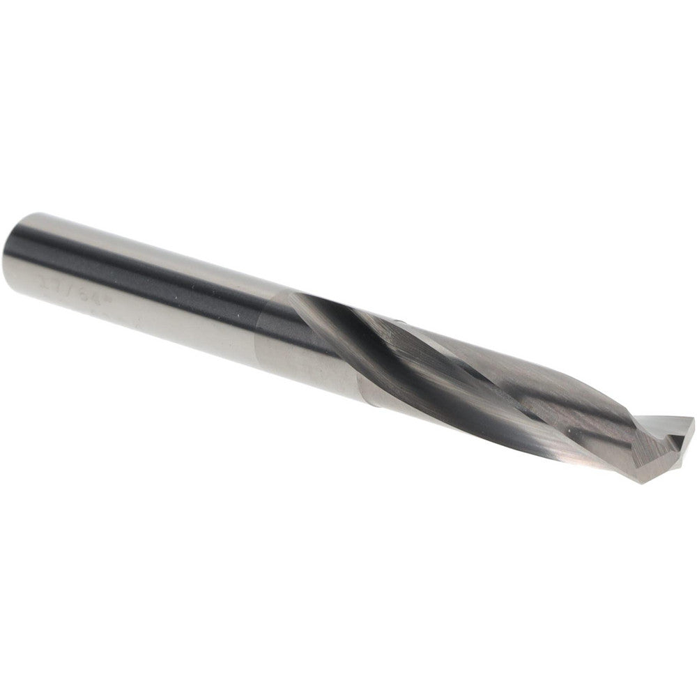 OSG 215-2656 Screw Machine Length Drill Bit 17/64" Dia, 135 deg Point, Solid Carbide
