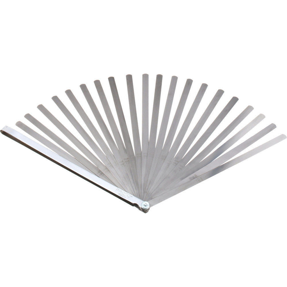 Proto J000TL 25 Piece, 0.0015 to 0.04" Thick, Parallel Feeler Gage Set