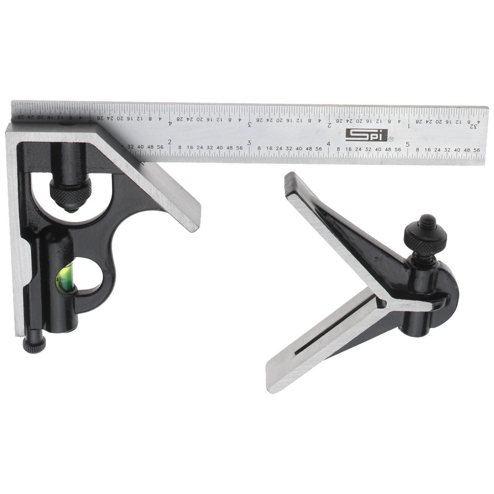 SPI 13-362-9 3 Piece, 6" Combination Square Set