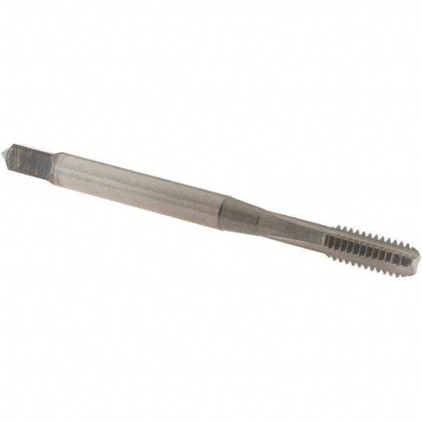OSG 2493203 Straight Flute Tap #8-32 UNC, 3 Flute, Bottoming Chamfer, 2B Class of Fit, Vanadium High-Speed Steel, Nitride Finish
