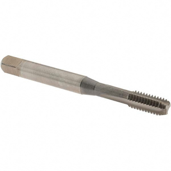 OSG 2410803 Straight Flute Tap M6x1 Metric Coarse, 3 Flute, Bottoming Chamfer, 6H Class of Fit, Vanadium High-Speed Steel, Nitride Finish