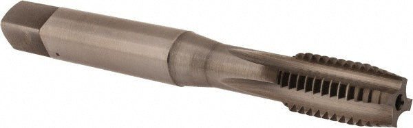 OSG 2411103 Straight Flute Tap M8x1.25 Metric Coarse, 4 Flute, Plug Chamfer, 6H Class of Fit, Vanadium High-Speed Steel, Nitride Finish