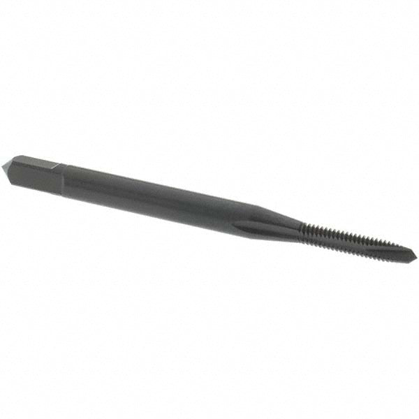 OSG 2805601 Spiral Point Tap #2-56 UNC, 2 Flutes, Plug Chamfer, 2B Class of Fit, HSS-E Vanadium, Steam Oxide Coated