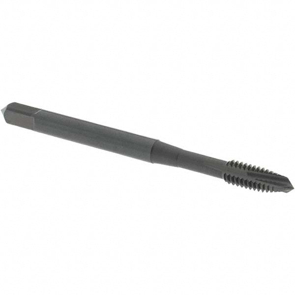 OSG 2812801 Spiral Point Tap #8-32 UNC, 3 Flutes, Plug Chamfer, 2B Class of Fit, HSS-E Vanadium, Steam Oxide Coated