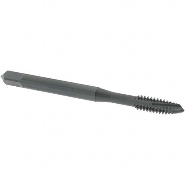 OSG 2813401 Spiral Point Tap #10-24 UNC, 3 Flutes, Plug Chamfer, 2B Class of Fit, HSS-E Vanadium, Steam Oxide Coated