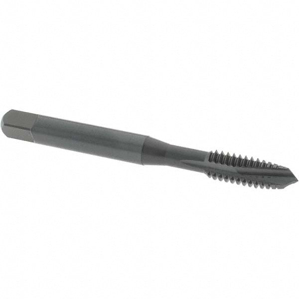 OSG 2840001 Spiral Point Tap 1/4-20 UNC, 3 Flutes, Plug Chamfer, 2B Class of Fit, HSS-E Vanadium, Steam Oxide Coated