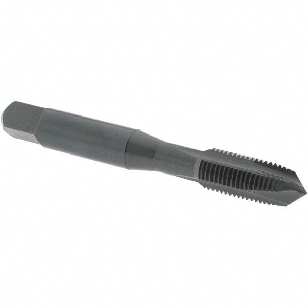 OSG 2836801 Spiral Point Tap 3/8-24 UNF, 3 Flutes, Plug Chamfer, 2B Class of Fit, HSS-E Vanadium, Steam Oxide Coated