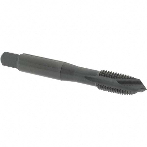 OSG 2891701 Spiral Point Tap M10x1.25 Metric Fine, 3 Flutes, Plug Chamfer, HSS-E Vanadium, Steam Oxide Coated
