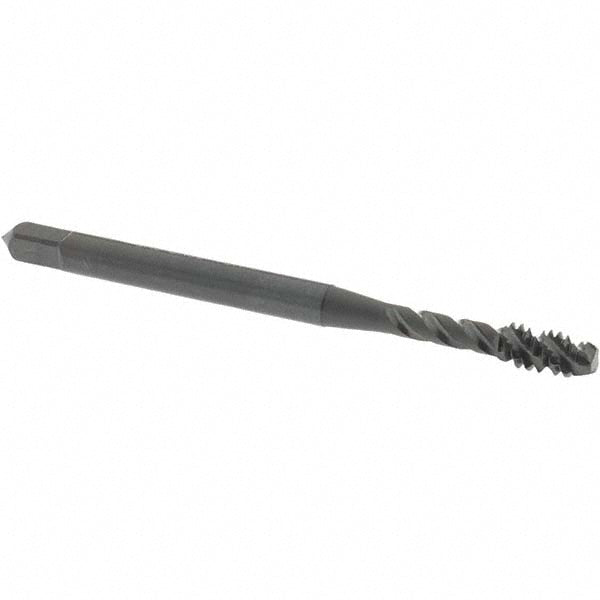 OSG 2917401 Spiral Flute Tap #6-32, UNC, 3 Flute, Modified Bottoming Chamfer, 3B Class of Fit, Vanadium High-Speed Steel, Oxide Finish