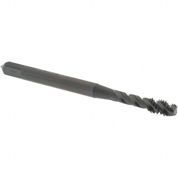 OSG 2918001 Spiral Flute Tap #8-32, UNC, 3 Flute, Modified Bottoming Chamfer, 2B Class of Fit, Vanadium High-Speed Steel, Oxide Finish