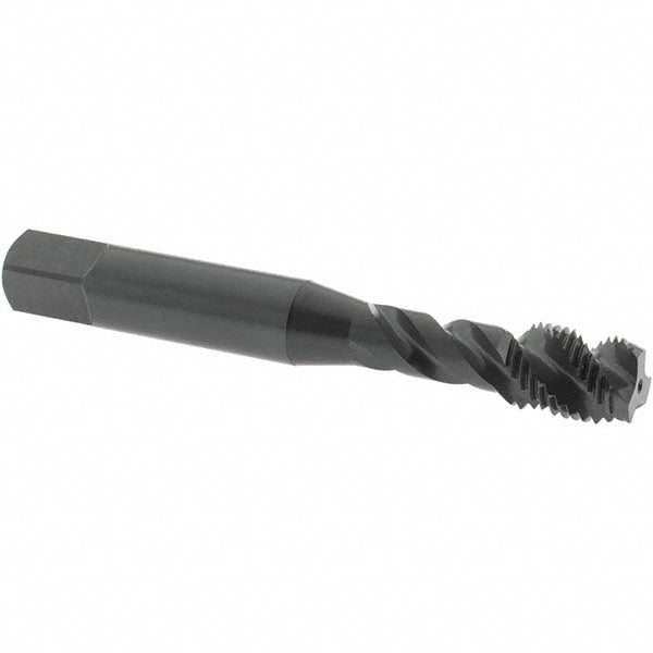 OSG 2941701 Spiral Flute Tap 3/8-24, UNF, 3 Flute, Modified Bottoming Chamfer, 3B Class of Fit, Vanadium High-Speed Steel, Oxide Finish