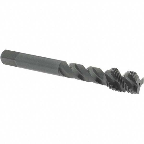 OSG 2932201 Spiral Flute Tap 7/16-20, UNF, 3 Flute, Modified Bottoming Chamfer, 3B Class of Fit, Vanadium High-Speed Steel, Oxide Finish