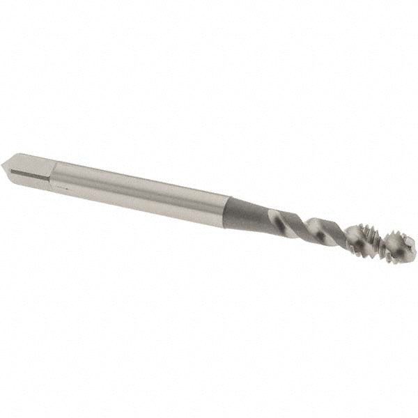 OSG 2953200 Spiral Flute Tap #8-32, UNC, 2 Flute, Modified Bottoming Chamfer, 2B Class of Fit, Vanadium High-Speed Steel, Bright/Uncoated Finish