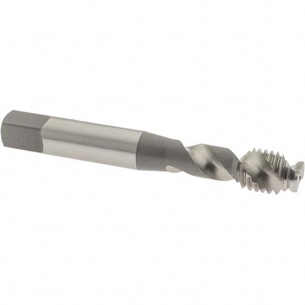 OSG 2964100 Spiral Flute Tap M10x1.5, Metric Coarse, 2 Flute, Modified Bottoming Chamfer, 6H Class of Fit, Vanadium High-Speed Steel, Bright/Uncoated Finish
