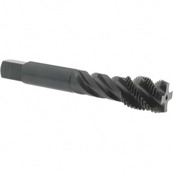 OSG 2993001 Spiral Flute Tap M18x1.5, Metric Fine, 4 Flute, Modified Bottoming Chamfer, 3B Class of Fit, Vanadium High-Speed Steel, Oxide Finish