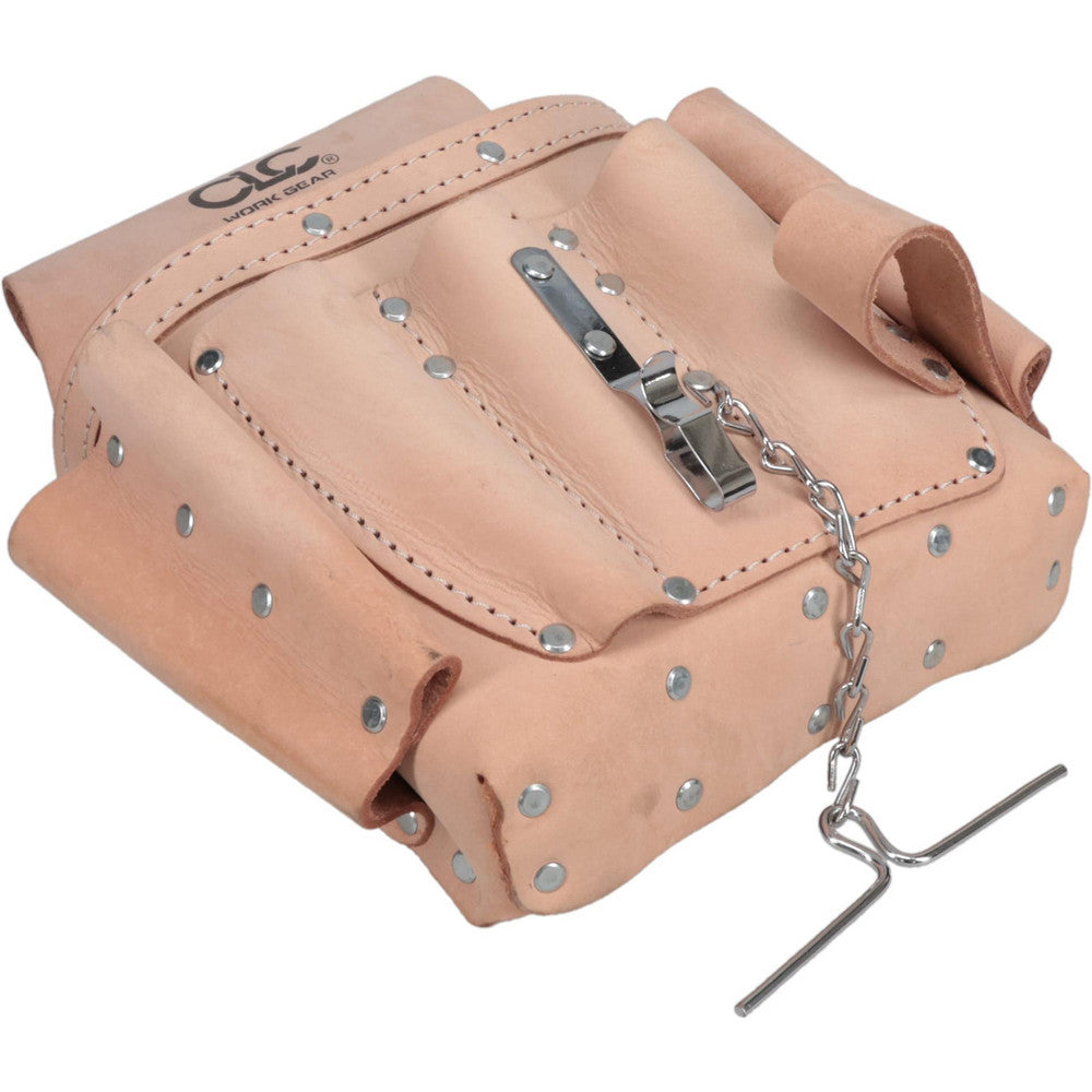 CLC 521 Tool Pouch 8 Pockets, Leather