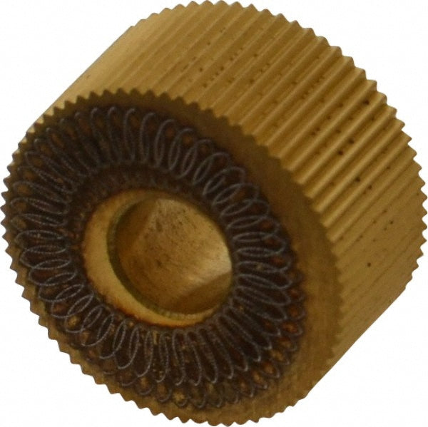 Dorian Tool 73310123514 Standard Knurl Wheel 3/4" Dia, 90 ° Tooth Angle, 30 TPI, Straight, High Speed Steel
