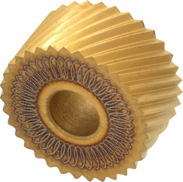Dorian Tool 73310123640 Standard Knurl Wheel 3/4" Dia, 90 ° Tooth Angle, 16 TPI, Diagonal, High Speed Steel