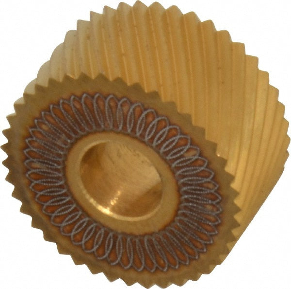 Dorian Tool 73310123774 Standard Knurl Wheel 3/4" Dia, 90 ° Tooth Angle, 20 TPI, Diagonal, High Speed Steel