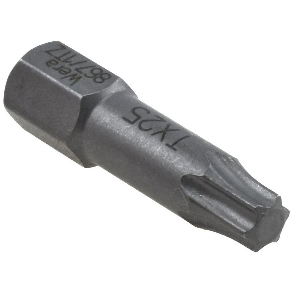Wera 05066312001 1/4" Drive T25 Torx Screwdriver Bit