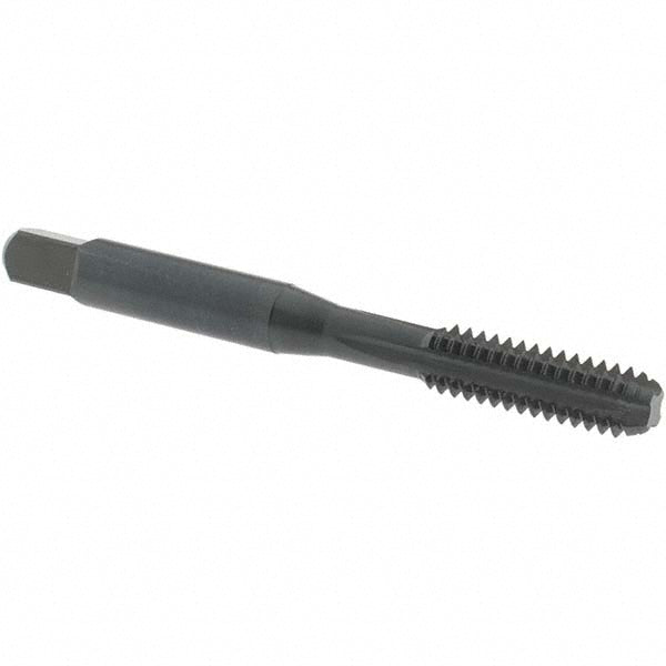 OSG 1600407 Straight Flute Tap 1/4-20 UNC, 4 Flute, Bottoming Chamfer, 2B Class of Fit, High-Speed Steel, Nitride & Oxide Finish