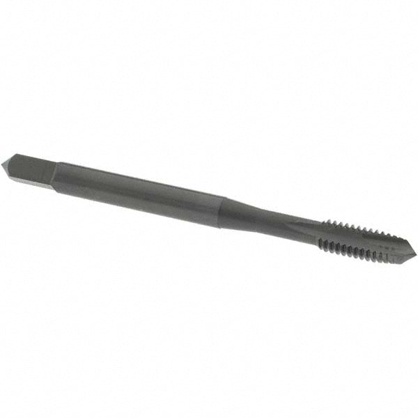 OSG 1212801 Spiral Point Tap #8-32 UNC, 2 Flutes, Plug Chamfer, 2B Class of Fit, HSS, Steam Oxide Coated