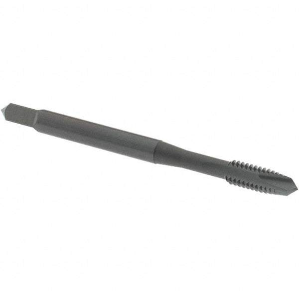 OSG 1217801 Spiral Point Tap #8-32 UNC, 2 Flutes, Plug Chamfer, HSS, Steam Oxide Coated